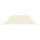 vidaXL Sonnensegel 160 g/m&sup2; Creme 3/4x2 m HDPE