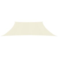 vidaXL Sonnensegel 160 g/m&sup2; Creme 3/4x3 m HDPE