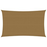 vidaXL Sonnensegel 160 g/m² Taupe 2x4,5 m HDPE