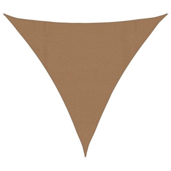 vidaXL Sonnensegel 160 g/m&sup2; Taupe 4,5x4,5x4,5 m HDPE