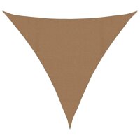 vidaXL Sonnensegel 160 g/m² Taupe 4,5x4,5x4,5 m HDPE