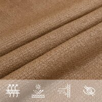 vidaXL Sonnensegel 160 g/m&sup2; Taupe 4,5x4,5x4,5 m HDPE