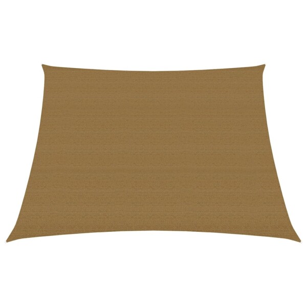 vidaXL Sonnensegel 160 g/m&sup2; Taupe 3/4x2 m HDPE