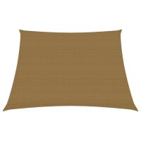 vidaXL Sonnensegel 160 g/m² Taupe 3/4x2 m HDPE