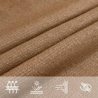 vidaXL Sonnensegel 160 g/m&sup2; Taupe 3/4x2 m HDPE