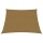 vidaXL Sonnensegel 160 g/m&sup2; Taupe 3/4x2 m HDPE