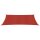 vidaXL Sonnensegel 160 g/m&sup2; Rot 2x4 m HDPE