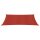 vidaXL Sonnensegel 160 g/m&sup2; Rot 2x4,5 m HDPE