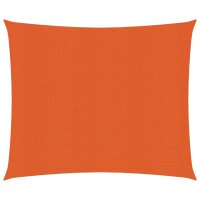 vidaXL Sonnensegel 160 g/m² Orange 3,6x3,6 m HDPE