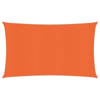 vidaXL Sonnensegel 160 g/m² Orange 2x5 m HDPE