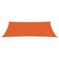 vidaXL Sonnensegel 160 g/m&sup2; Orange 2x5 m HDPE