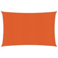 vidaXL Sonnensegel 160 g/m² Orange 2,5x4 m HDPE