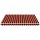 vidaXL Markisenbespannung Orange und Braun 4,5x3,5 m