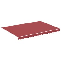 vidaXL Markisenbespannung Burgunderrot 3,5x2,5 m