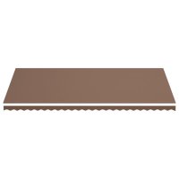 vidaXL Markisenbespannung Braun 6x3 m
