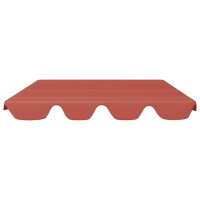 vidaXL Ersatzdach f&uuml;r Hollywoodschaukel Terrakotta-Rot 150/130x70/105 cm