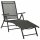 vidaXL 3-tlg. Garten-Lounge-Set Textilene und Aluminium Schwarz