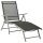 vidaXL 3-tlg. Garten-Lounge-Set Textilene und Aluminium Silbern