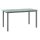 vidaXL Gartentisch Hellgrau 150x90x74 cm Aluminium und Glas