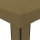 vidaXL Pavillon mit Doppeldach 3x3x2,7 m Taupe 180 g/m²
