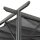 vidaXL Pergola mit Ausziehbarem Dach Anthrazit 3x3 m Stahl 180 g/m&sup2;