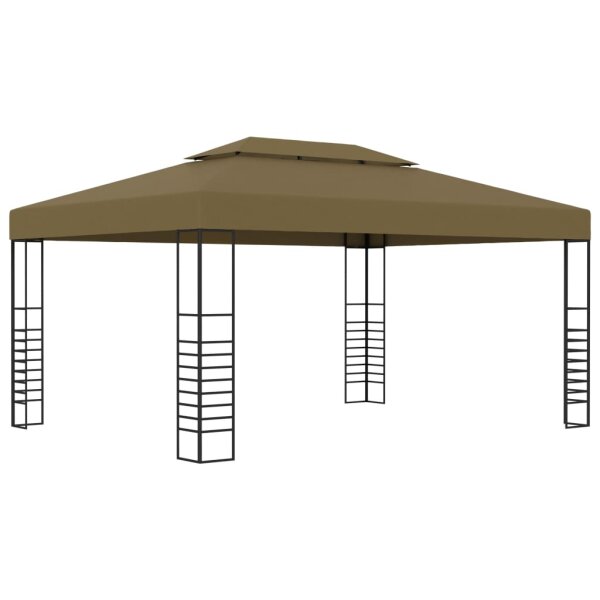 vidaXL Pavillon 3x4 m Taupe 180 g/m&sup2;