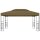 vidaXL Pavillon 3x4 m Taupe 180 g/m&sup2;