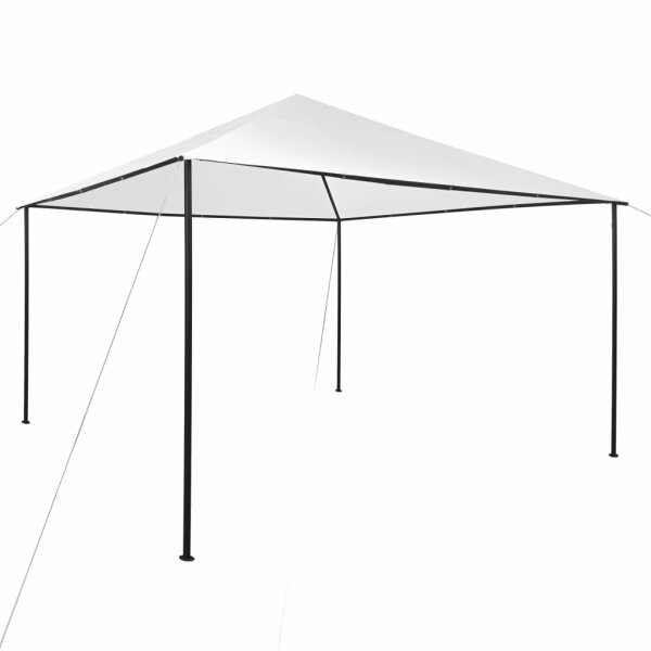 vidaXL Pavillon 4x4x3 m Wei&szlig; 180 g/m&sup2;