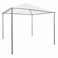 vidaXL Pavillon 3x3x2,9 m Weiß 180 g/m²