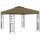 vidaXL Pavillon 3x3 m Taupe 180 g/m&sup2;