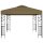 vidaXL Pavillon 3x3 m Taupe 180 g/m&sup2;