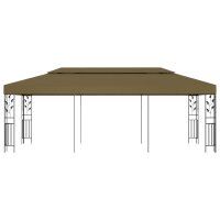 vidaXL Pavillon 6x3 m Taupe 180 g/m²