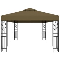 vidaXL Pavillon 6x3 m Taupe 180 g/m&sup2;