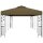 vidaXL Pavillon 6x3 m Taupe 180 g/m&sup2;