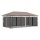 vidaXL Pavillon mit Moskitonetz 6x3x2,73 m Taupe 180 g/m&sup2;