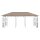 vidaXL Pavillon mit Moskitonetz 6x3x2,73 m Taupe 180 g/m&sup2;