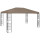 vidaXL Pavillon 4x3 m Taupe