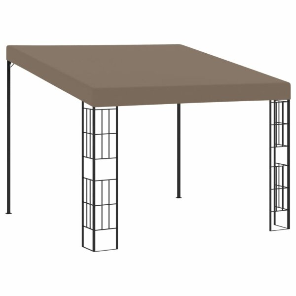 vidaXL Wand-Pavillon 3x3 m Taupe Stoff