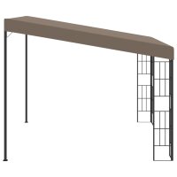 vidaXL Wand-Pavillon 3x3 m Taupe Stoff