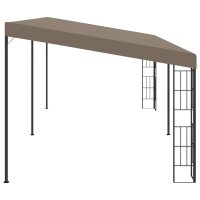 vidaXL Wand-Pavillon 6x3 m Taupe Stoff