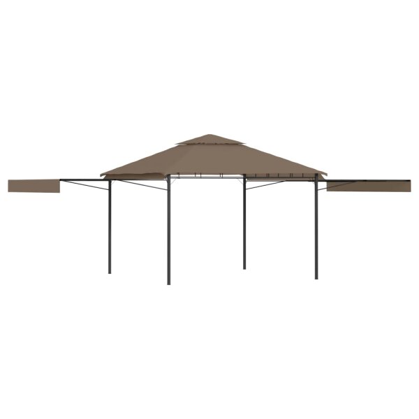 vidaXL Pavillon mit Doppelt Erweiterten D&auml;chern 3x3x2,75 cm 180 g/m&sup2;