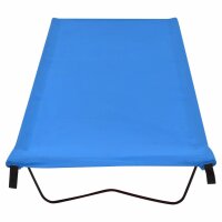 vidaXL Campingbett 180x60x19 cm Oxford-Gewebe und Stahl Blau