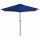 vidaXL Balkon-Sonnenschirm Alu-Mast Blau 270x144x222cm Halbrund