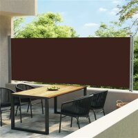 vidaXL Ausziehbare Seitenmarkise 600x160 cm Braun