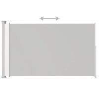 vidaXL Seitenmarkise Ausziehbar 180x300 cm Creme