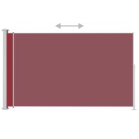 vidaXL Seitenmarkise Ausziehbar 180x300 cm Rot