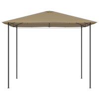 vidaXL Pavillon 3x3x2,6 m Taupe 160 g/m&sup2;