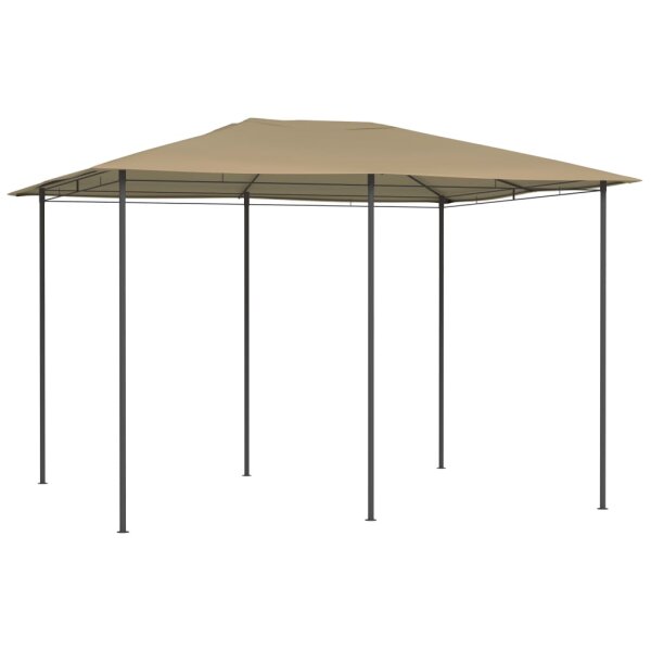 vidaXL Pavillon 3x4x2,6 m Taupe 160 g/m&sup2;