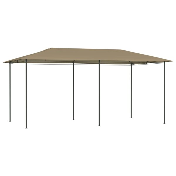 vidaXL Pavillon 3x6x2,6 m Taupe 160 g/m&sup2;