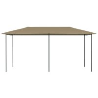 vidaXL Pavillon 3x6x2,6 m Taupe 160 g/m&sup2;